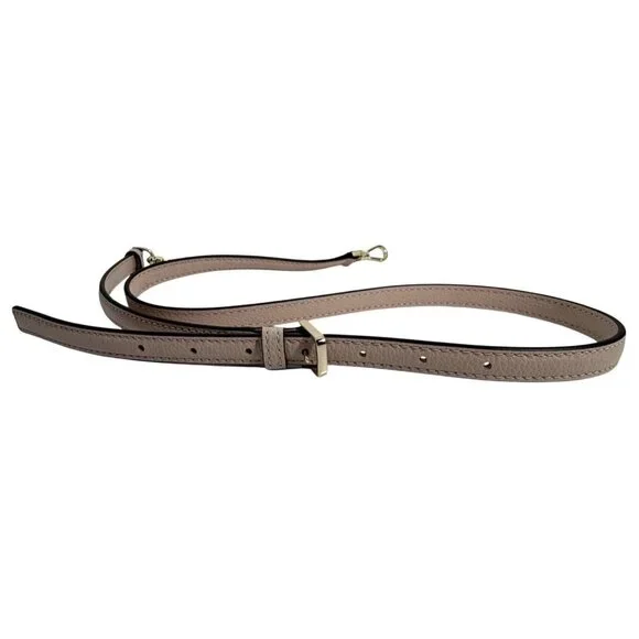 Kate Spade Adjustable Dusty Pink Leather Replacement Strap Gold Tone Hardware - Picture 3 of 4